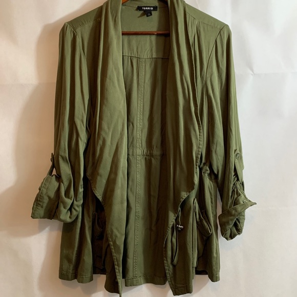 torrid Jackets & Blazers - Torrid soft military jacket